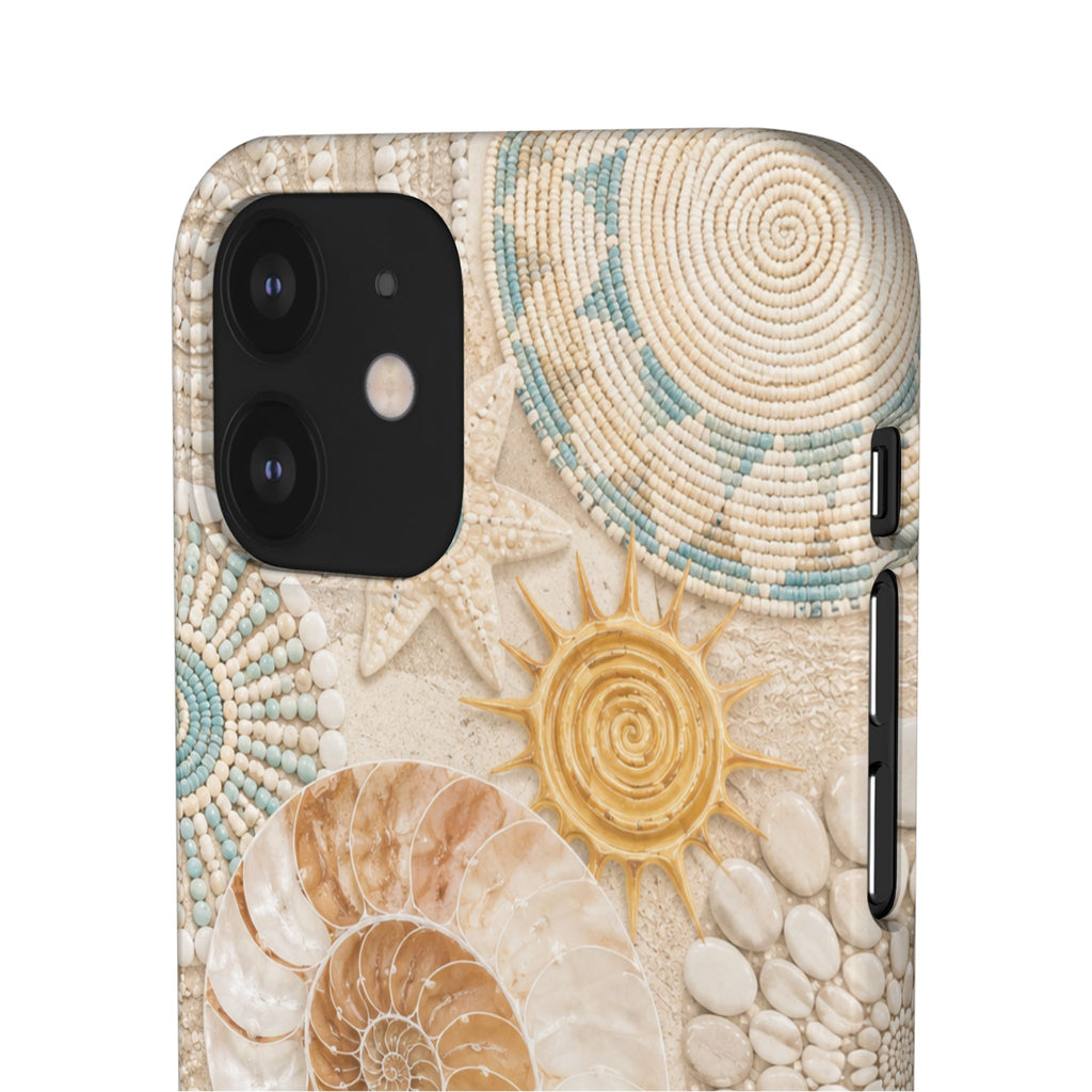 Coastal Seashell Snap Case