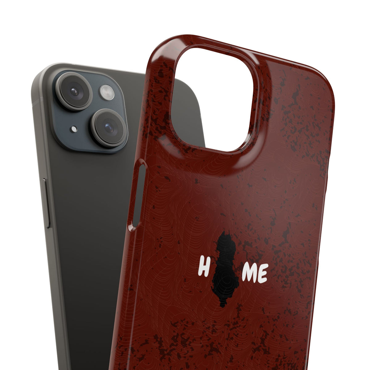 "HOME" Albania Snap Case