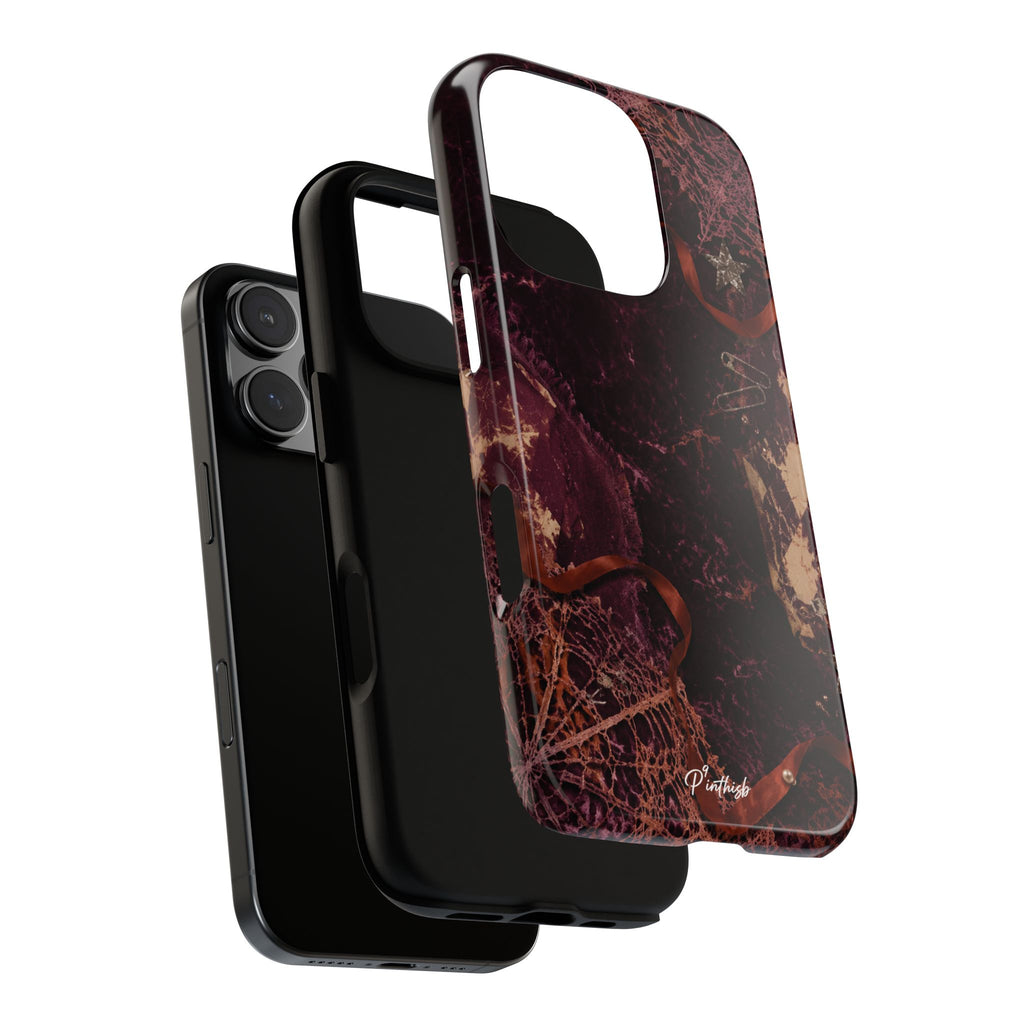 Dark Maroon Vintage Tough Case
