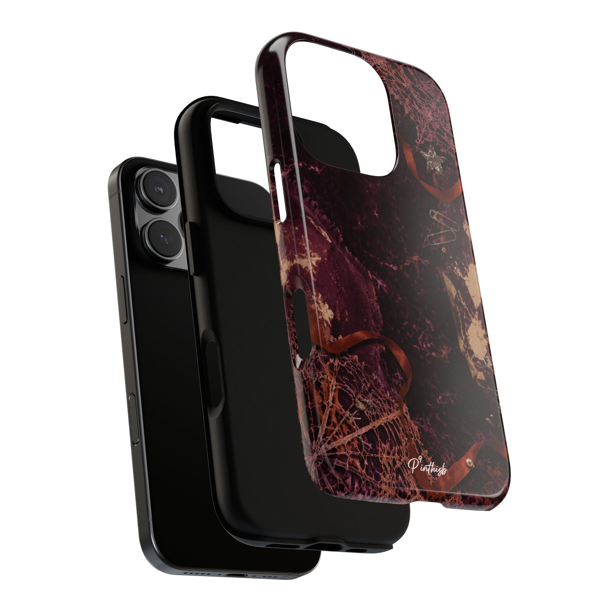 Dark Maroon Vintage Tough Case