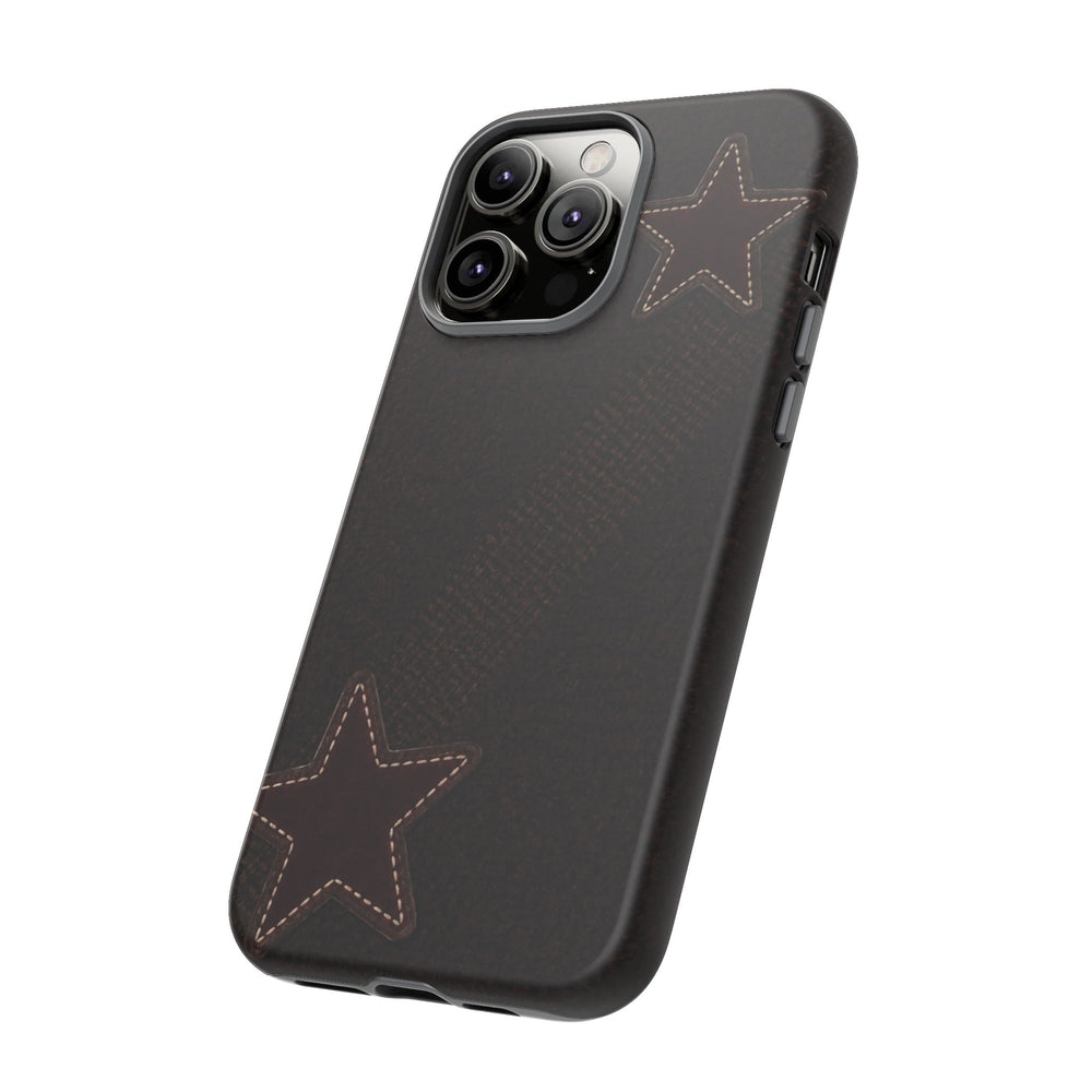 Rustic Stitched Star Phone Case