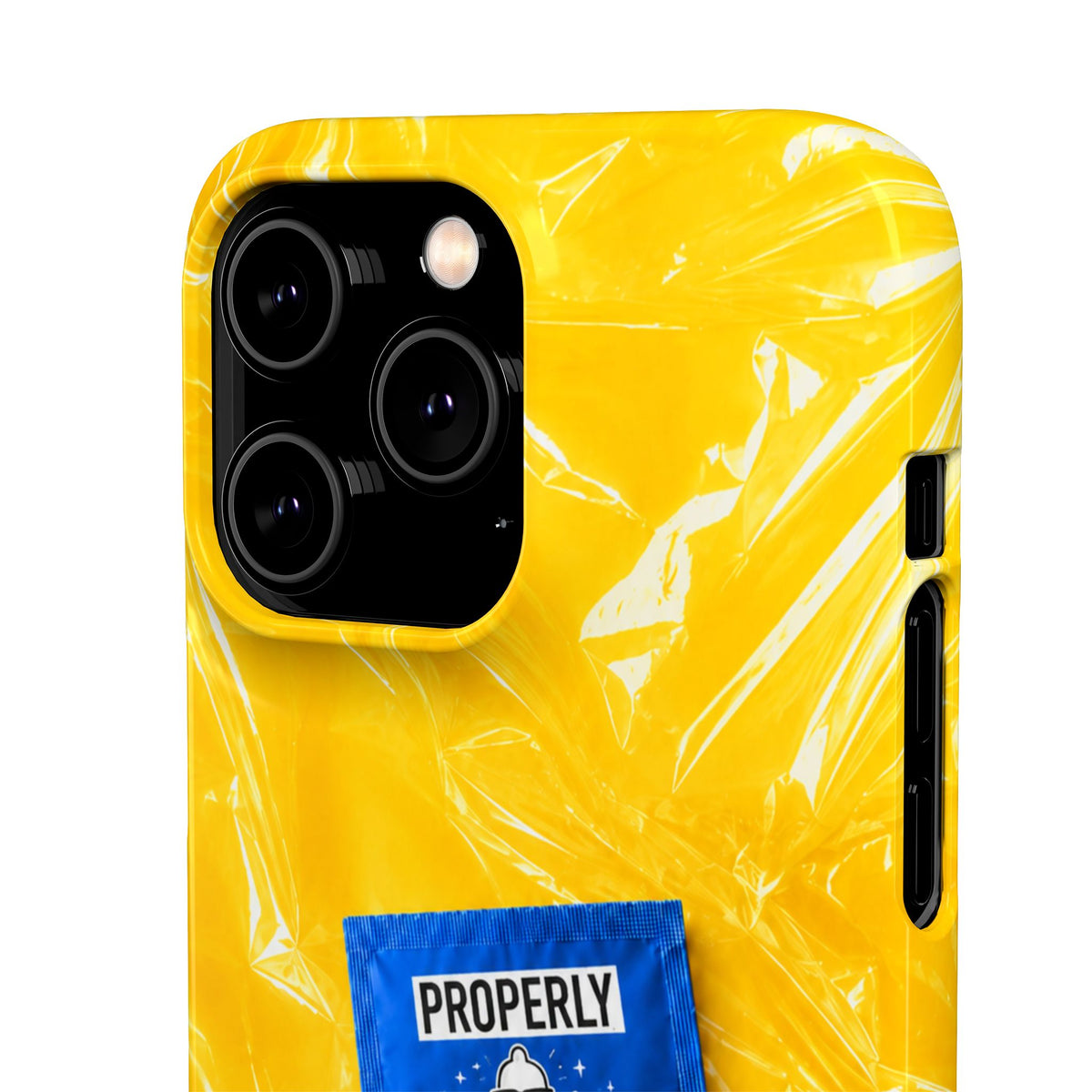 "Properly Protected" Graphic Snap Phone Case