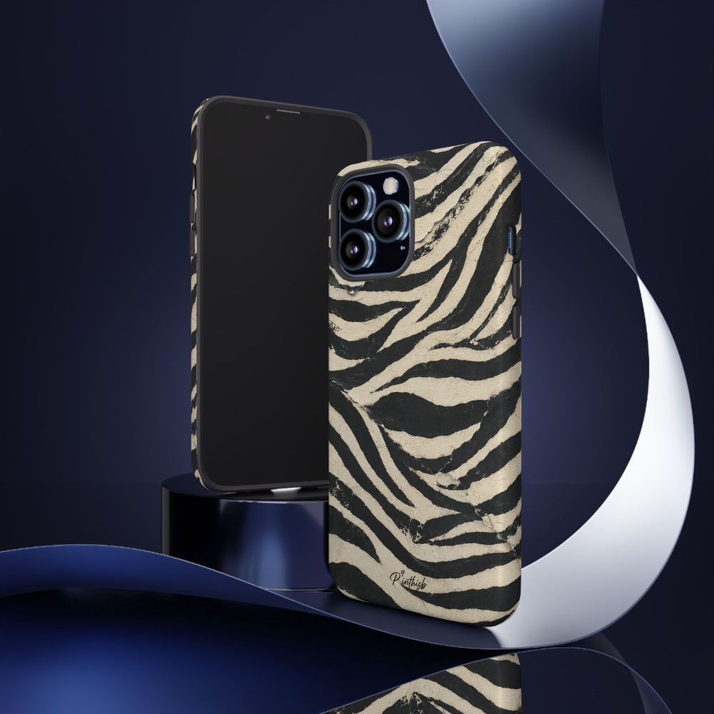 Zebra Stripe Tough Phone Case