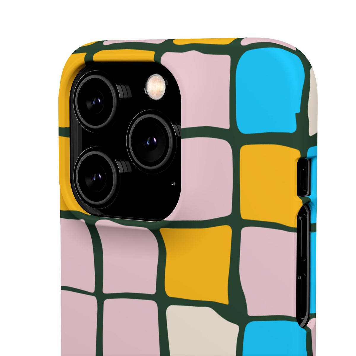 Color Grid Snap Phone Case
