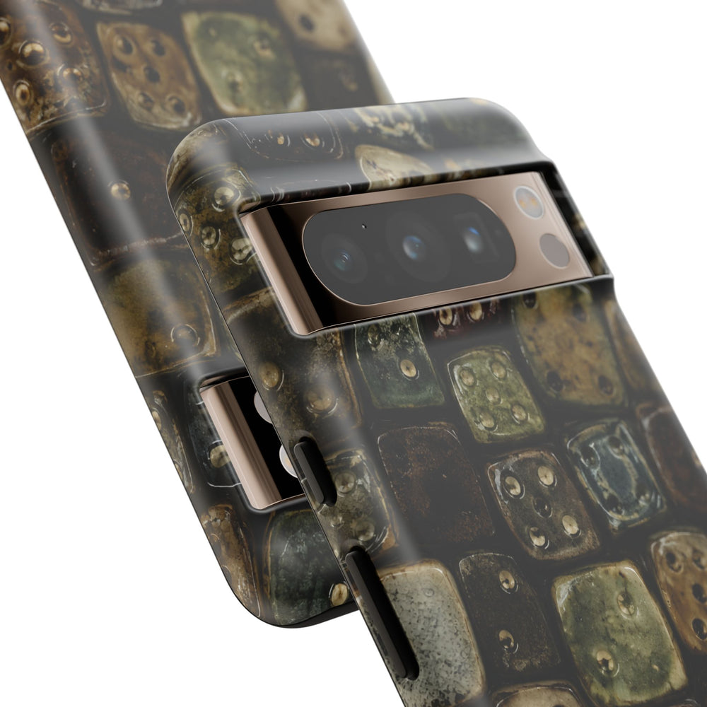 Vintage Dice Tile Phone Case