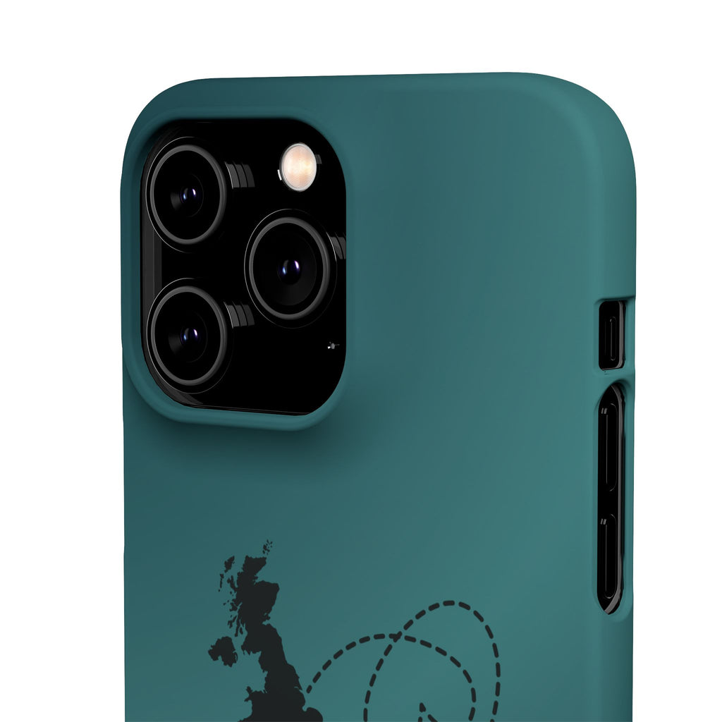 Copy of UK to Albania Pink Snap Phone Case