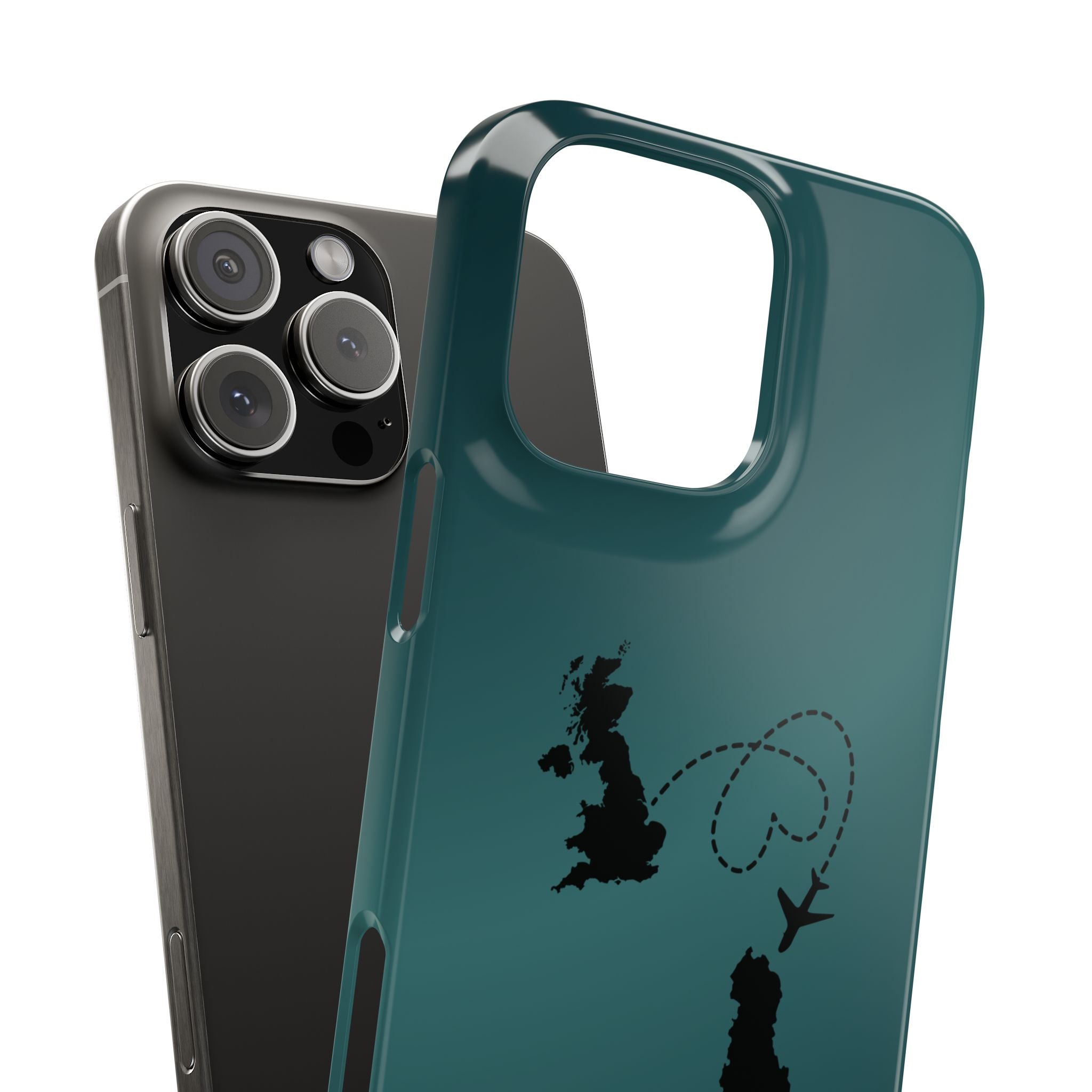 Copy of UK to Albania Pink Snap Phone Case