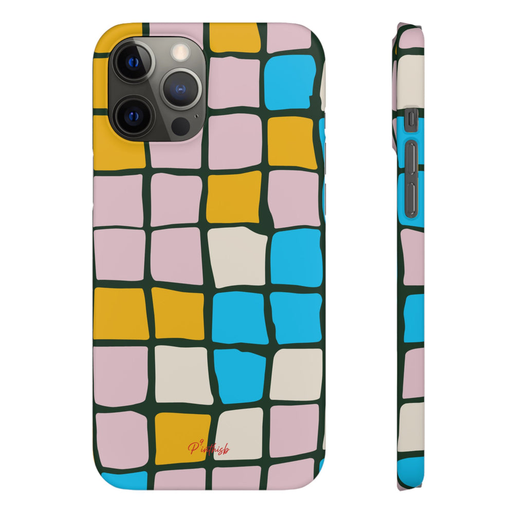 Color Grid Snap Phone Case