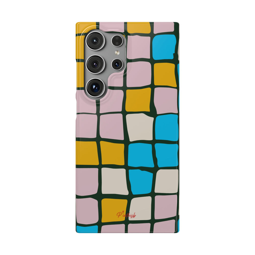 Color Grid Snap Phone Case