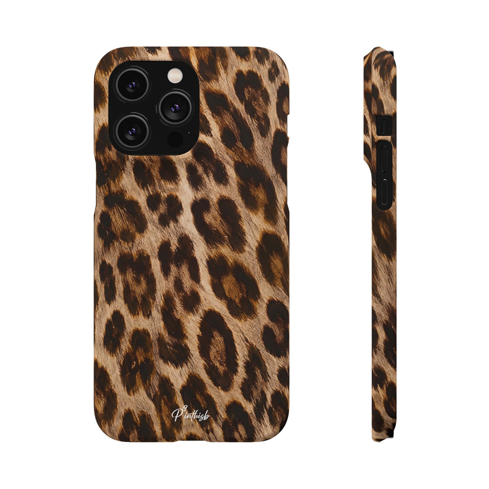 Leopard Print Snap Phone Case