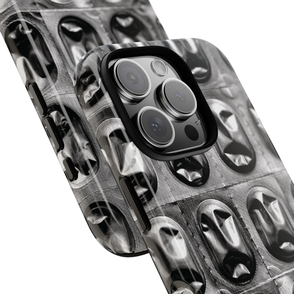 Metallic Mask Grid Tough Case
