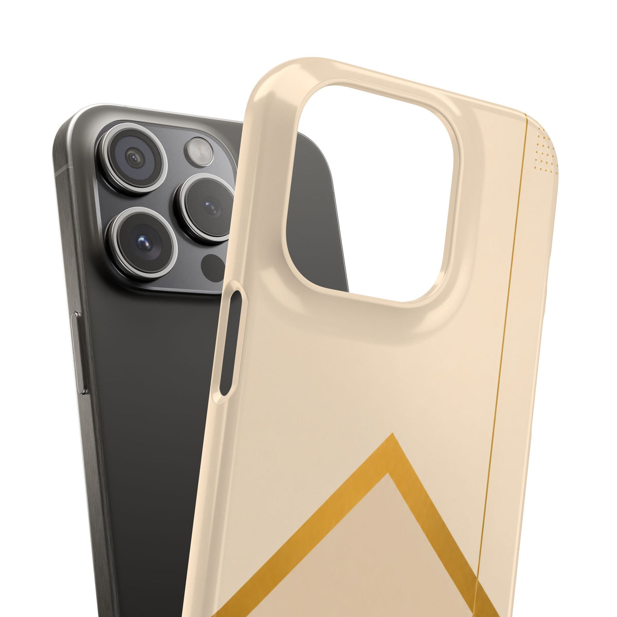 Gold Malboro Inspired Snap Phone Case