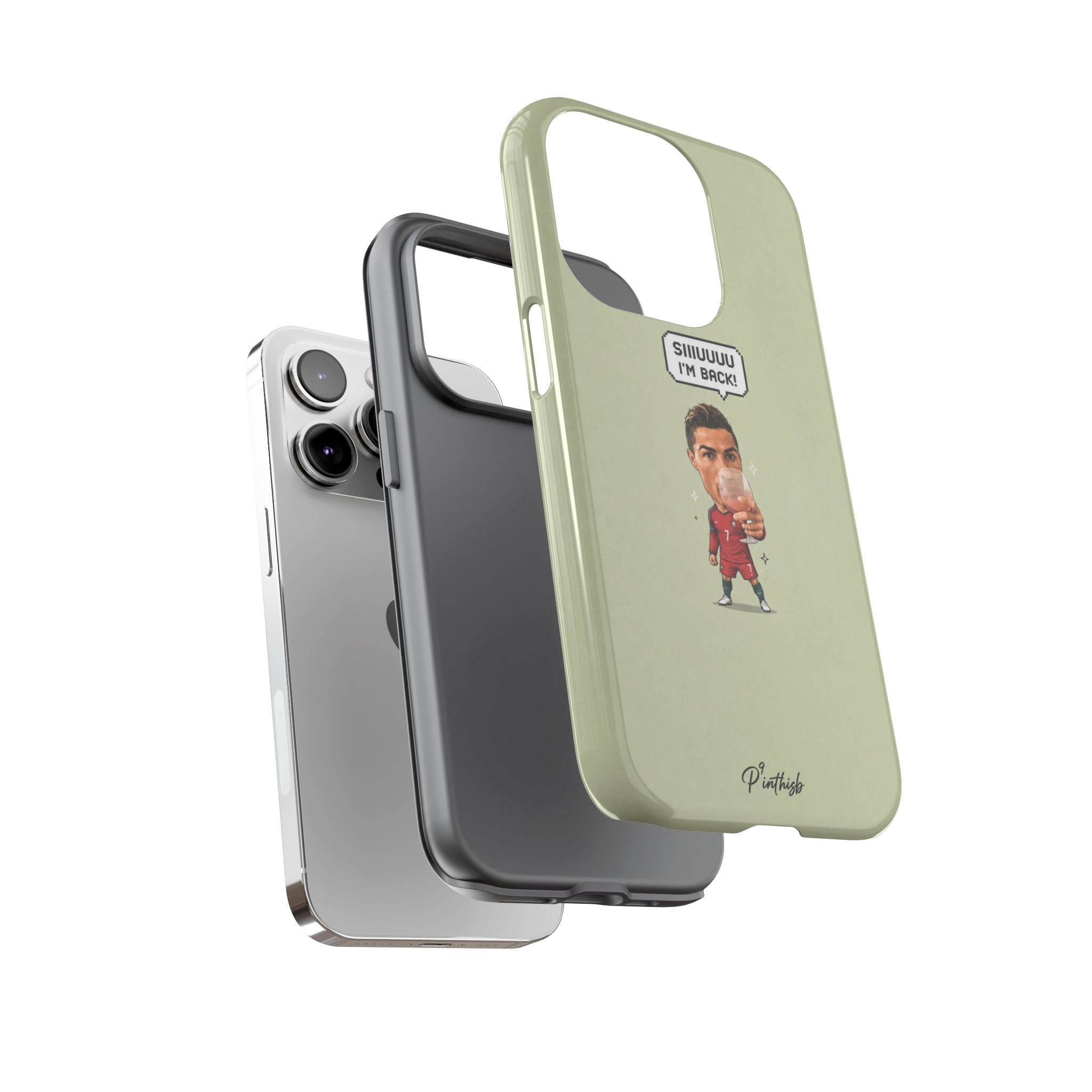 "SIIUUU, I'M BACK" CR7 Tough Phone Case