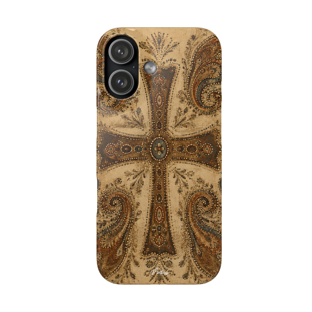 Cross Paisley Snap Case