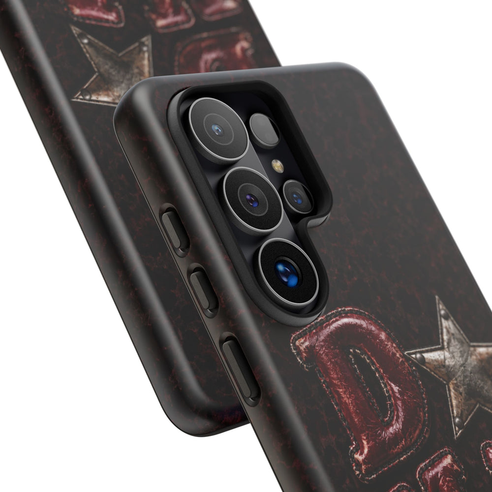 Geometric Blue Diamond Tough Phone Case