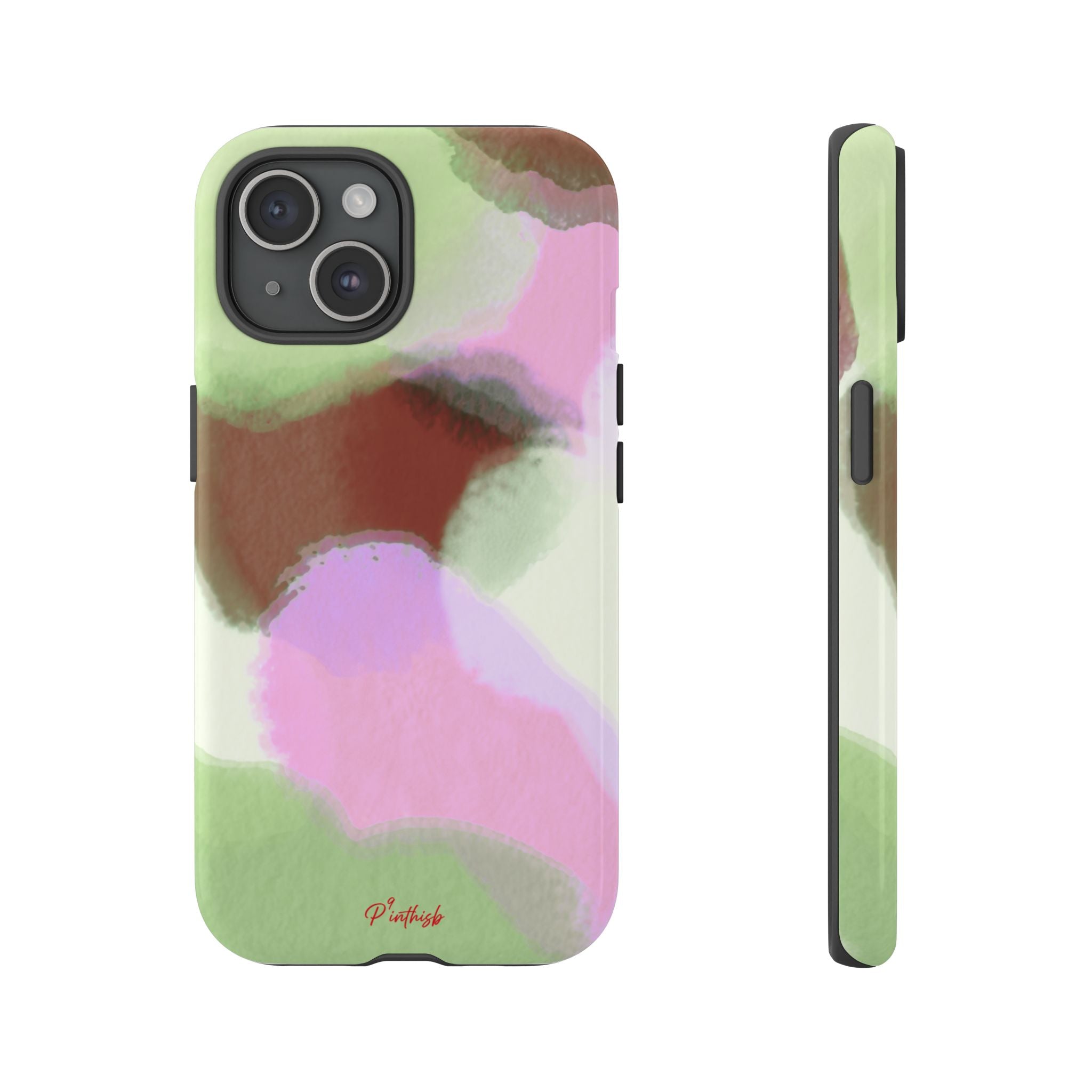 Abstract Pastel Camouflage Tough Phone Case