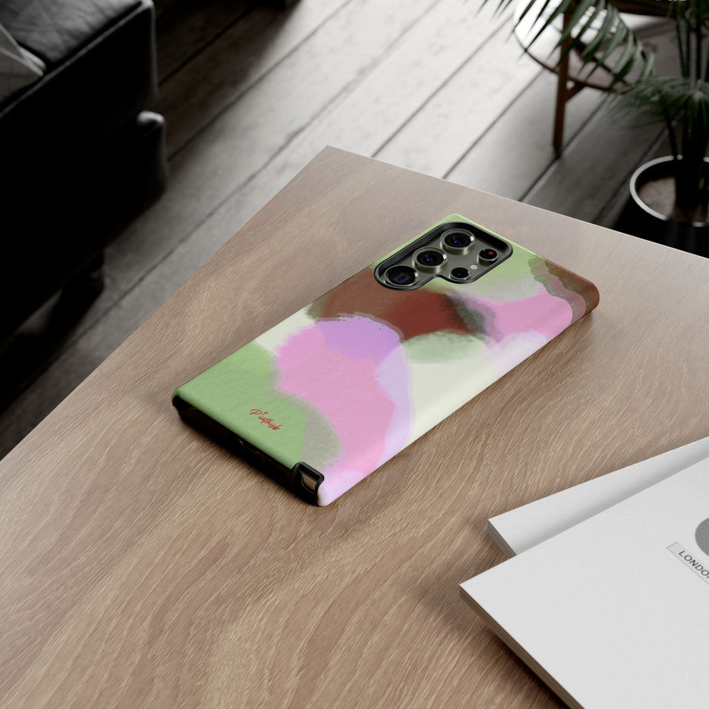 Abstract Pastel Camouflage Tough Phone Case