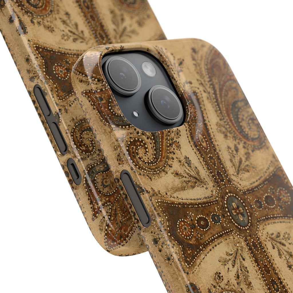 Cross Paisley Snap Case