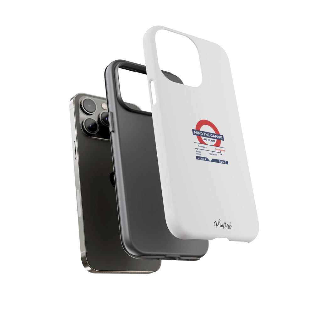 "Mind the Gaping" London Tube Parody Phone Case