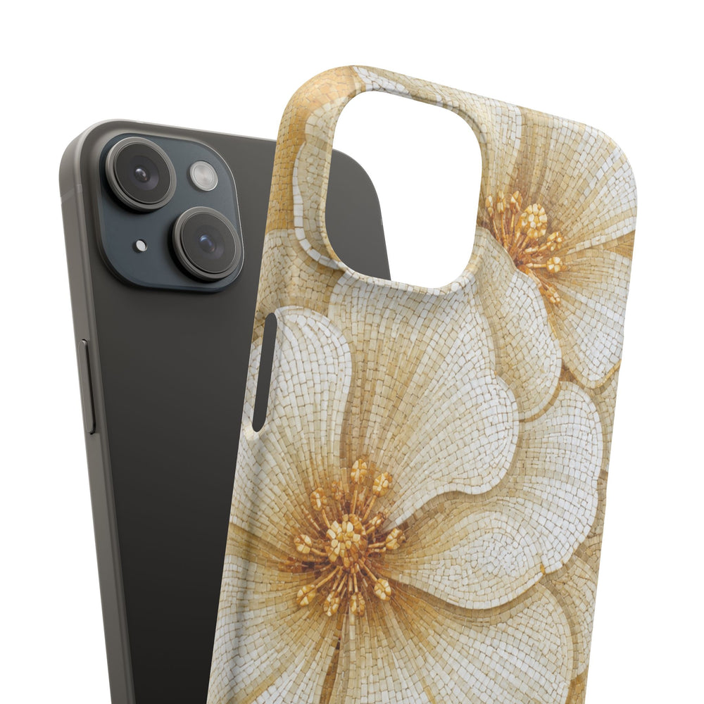 Floral Gold Bloom Snap Case