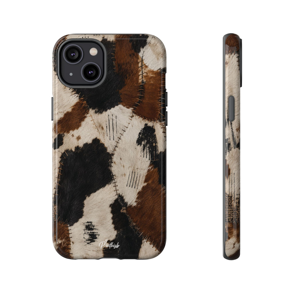 Brown & Black Animal Print Tough Case