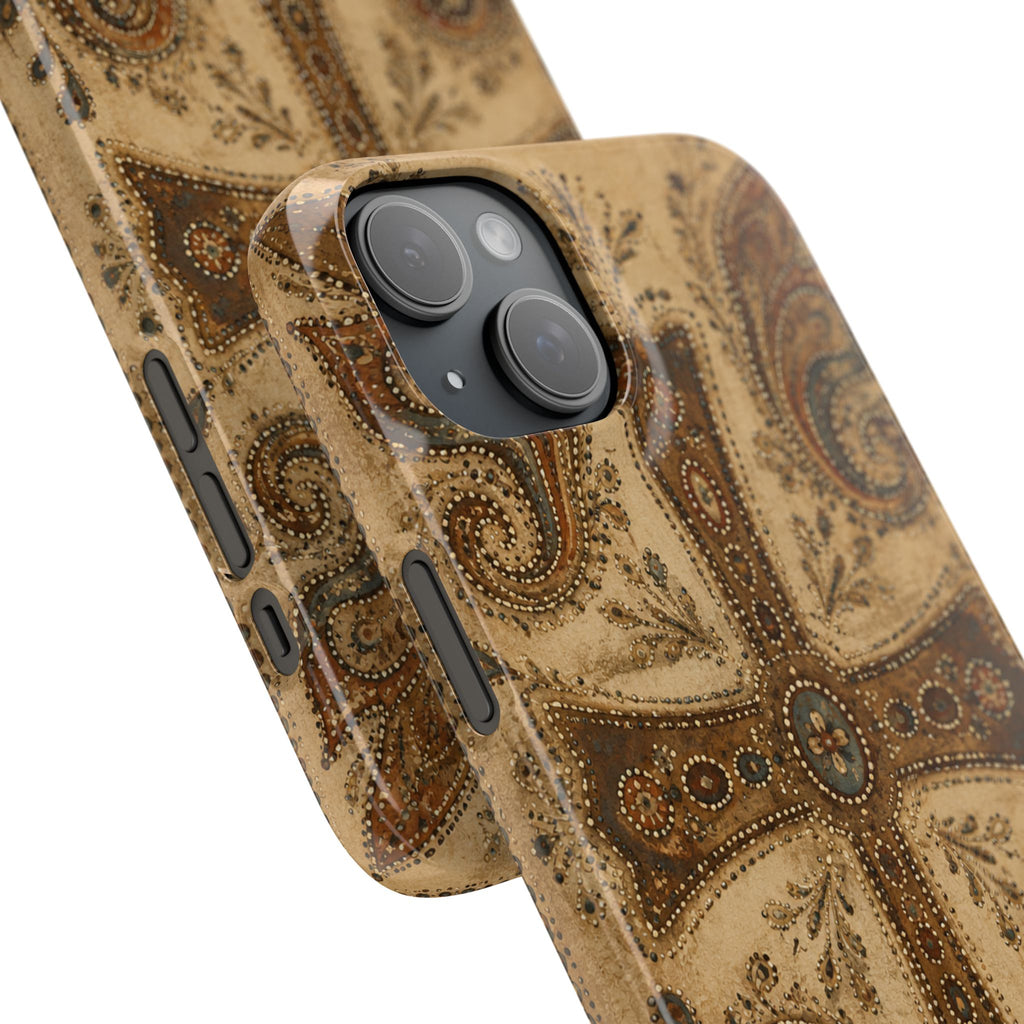 Cross Paisley Snap Case