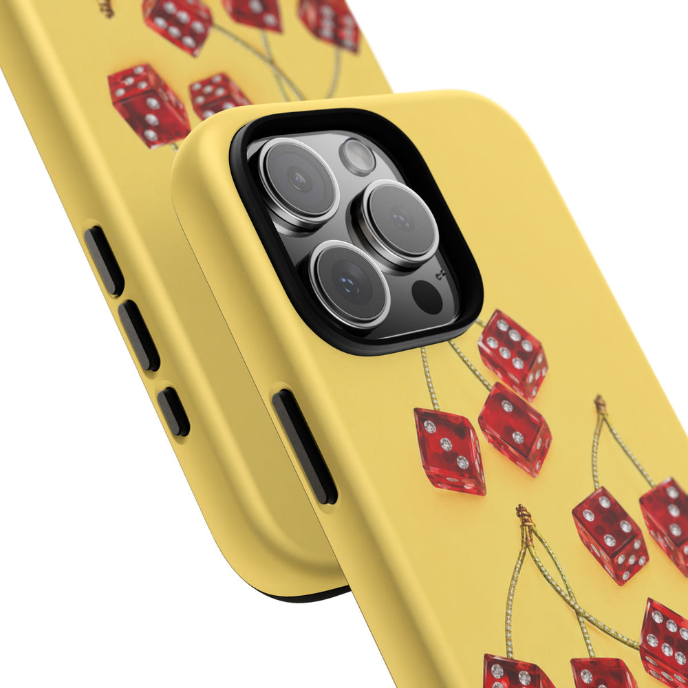 Cherry Dice Tough Phone Case