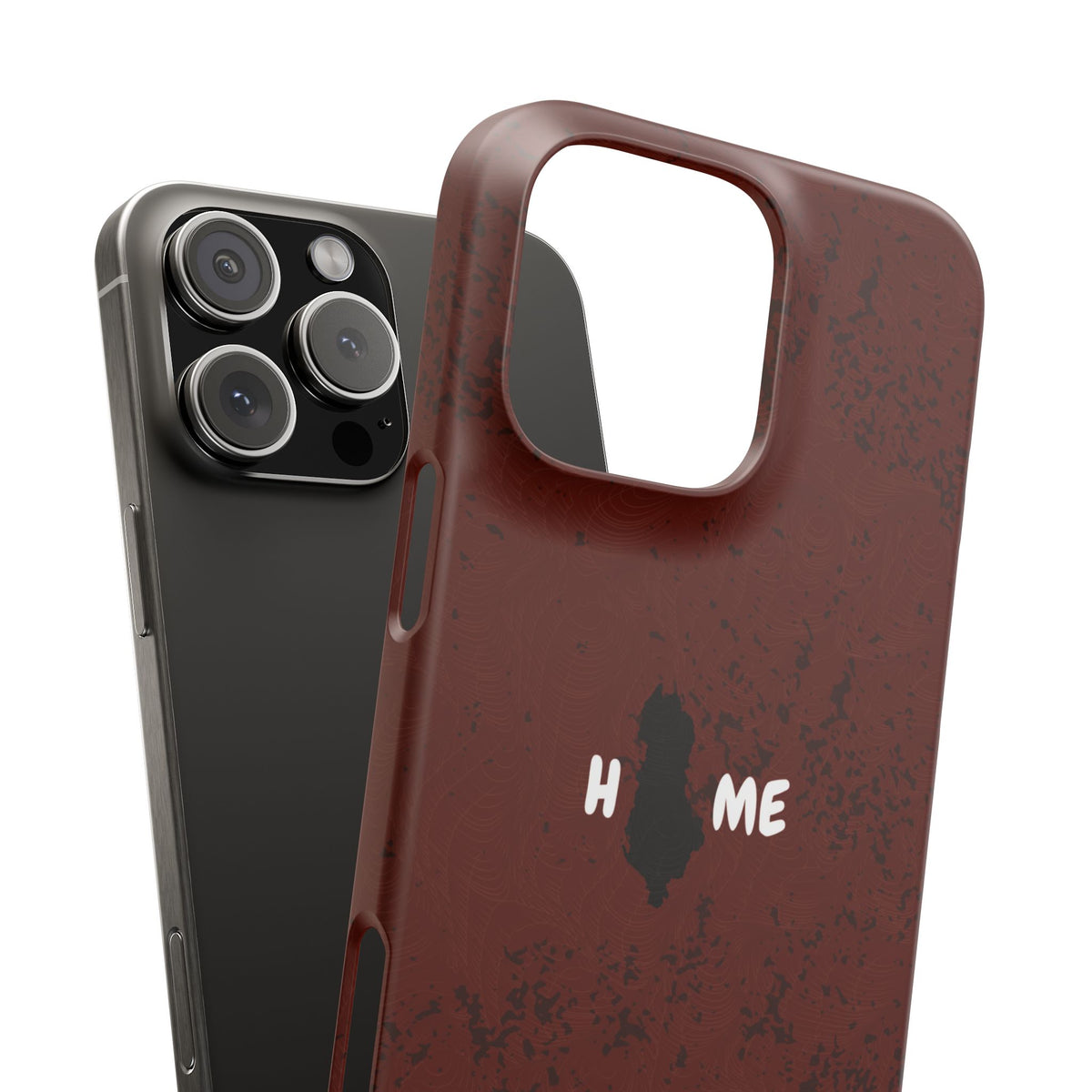 "HOME" Albania Snap Case