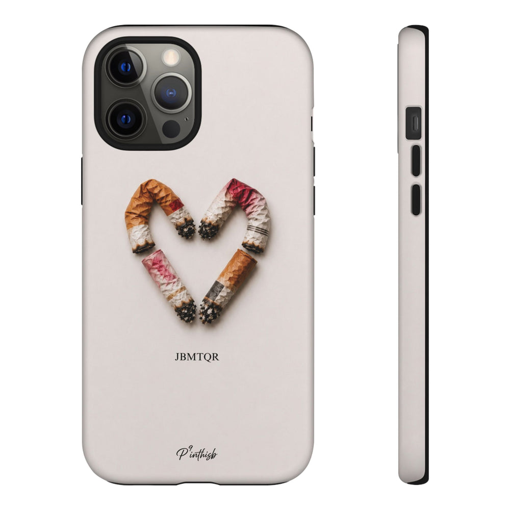 Cigarette Heart Butts "JBMTQR" Tough Case