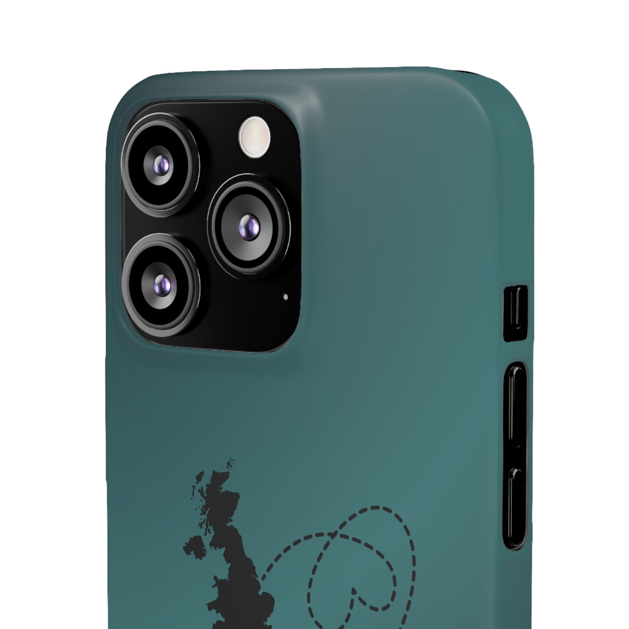 Copy of UK to Albania Pink Snap Phone Case