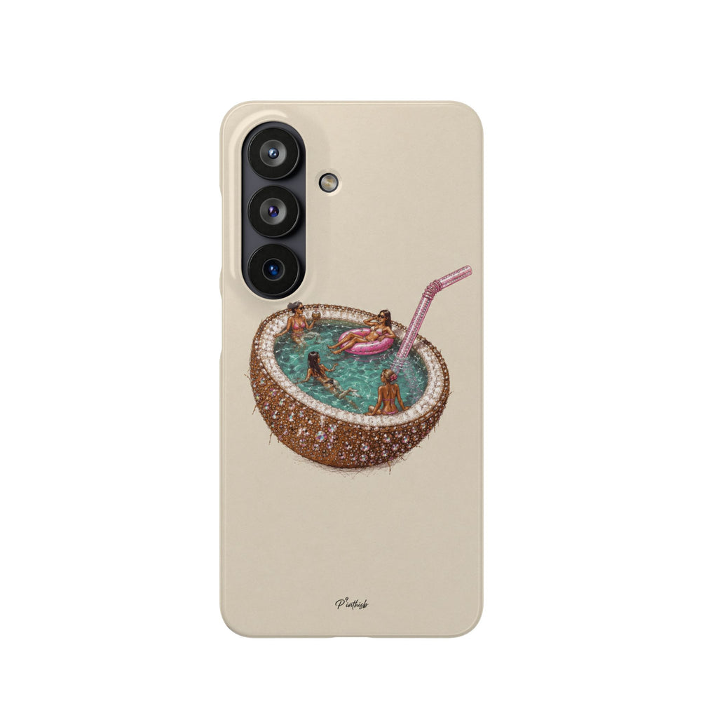 Coconut Pool Snap Phone Case