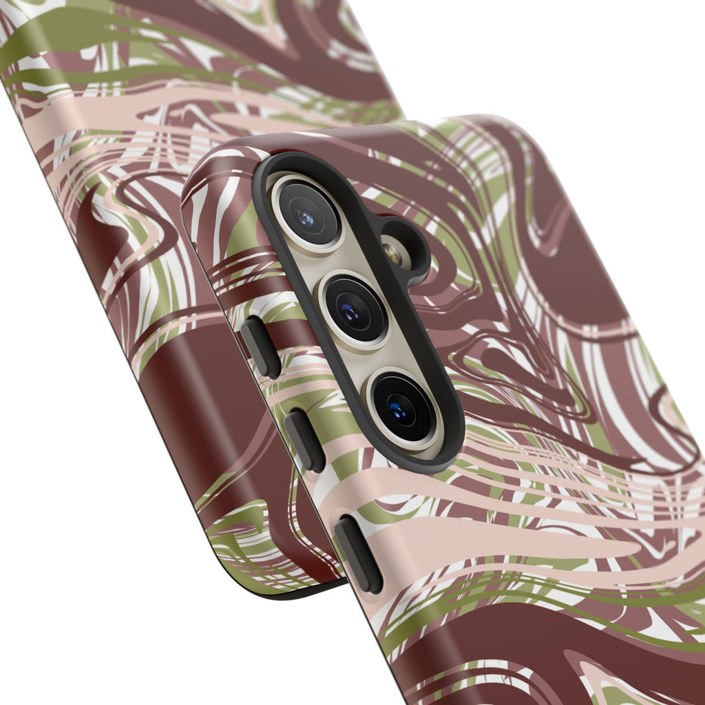 Abstract Marbled Tough Phone Case
