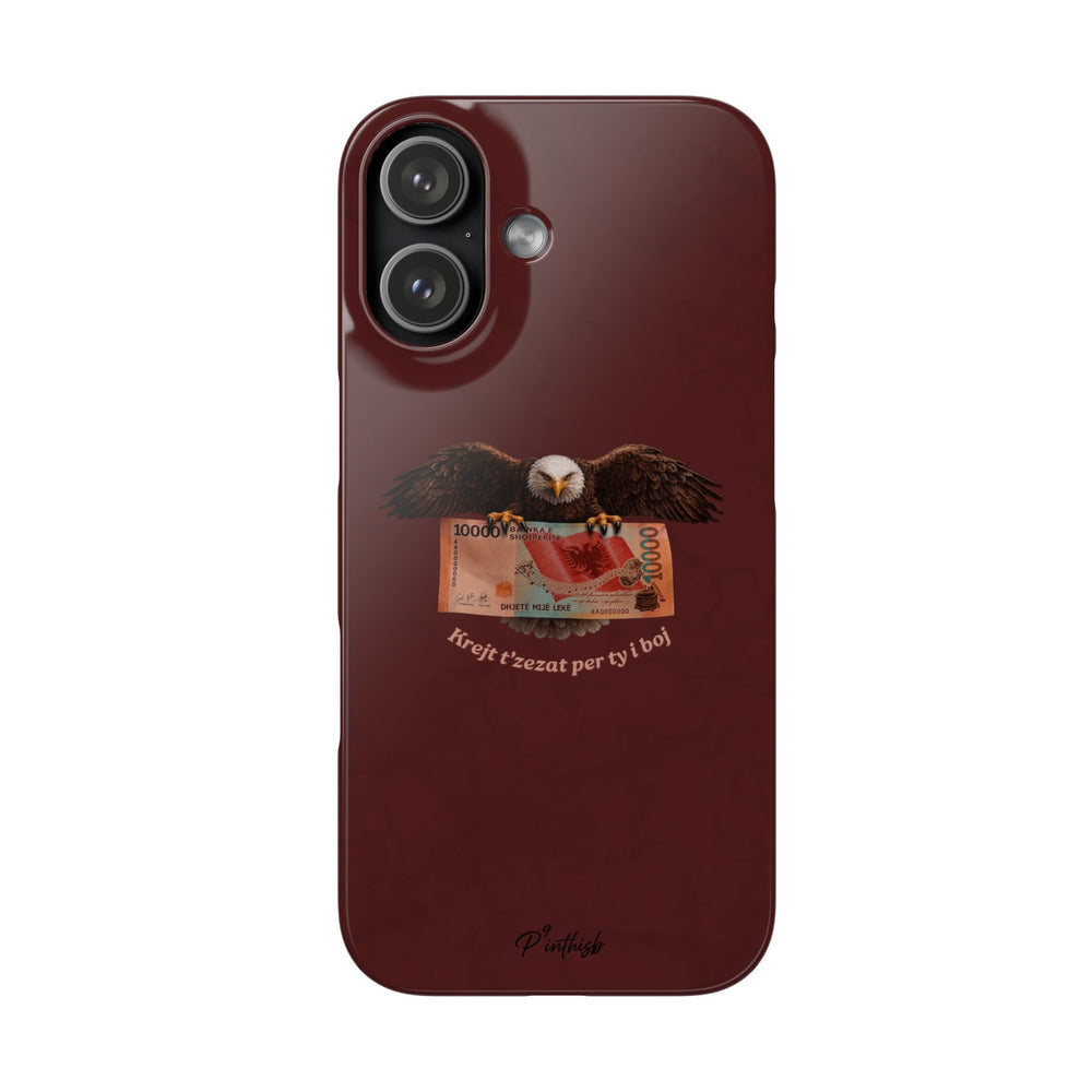 "Krejt t'zezat per ty i boj" Snap Case