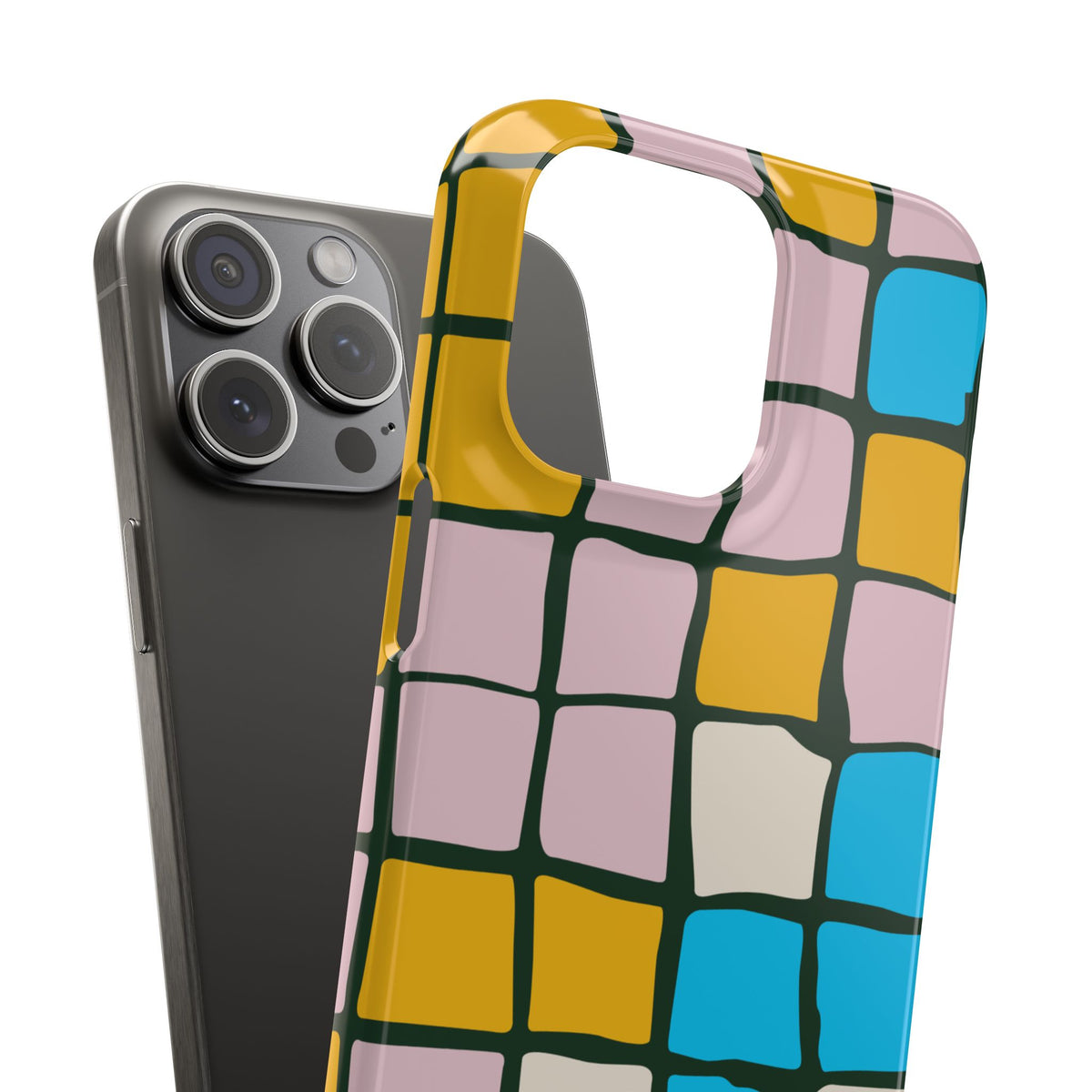 Color Grid Snap Phone Case