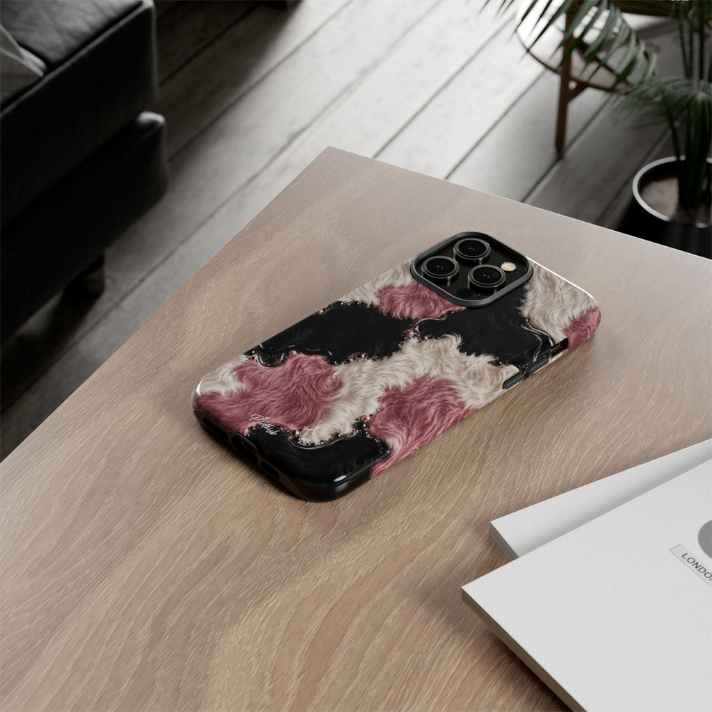 Cow Print Swirl Tough Case