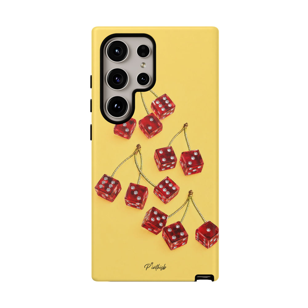 Cherry Dice Tough Phone Case
