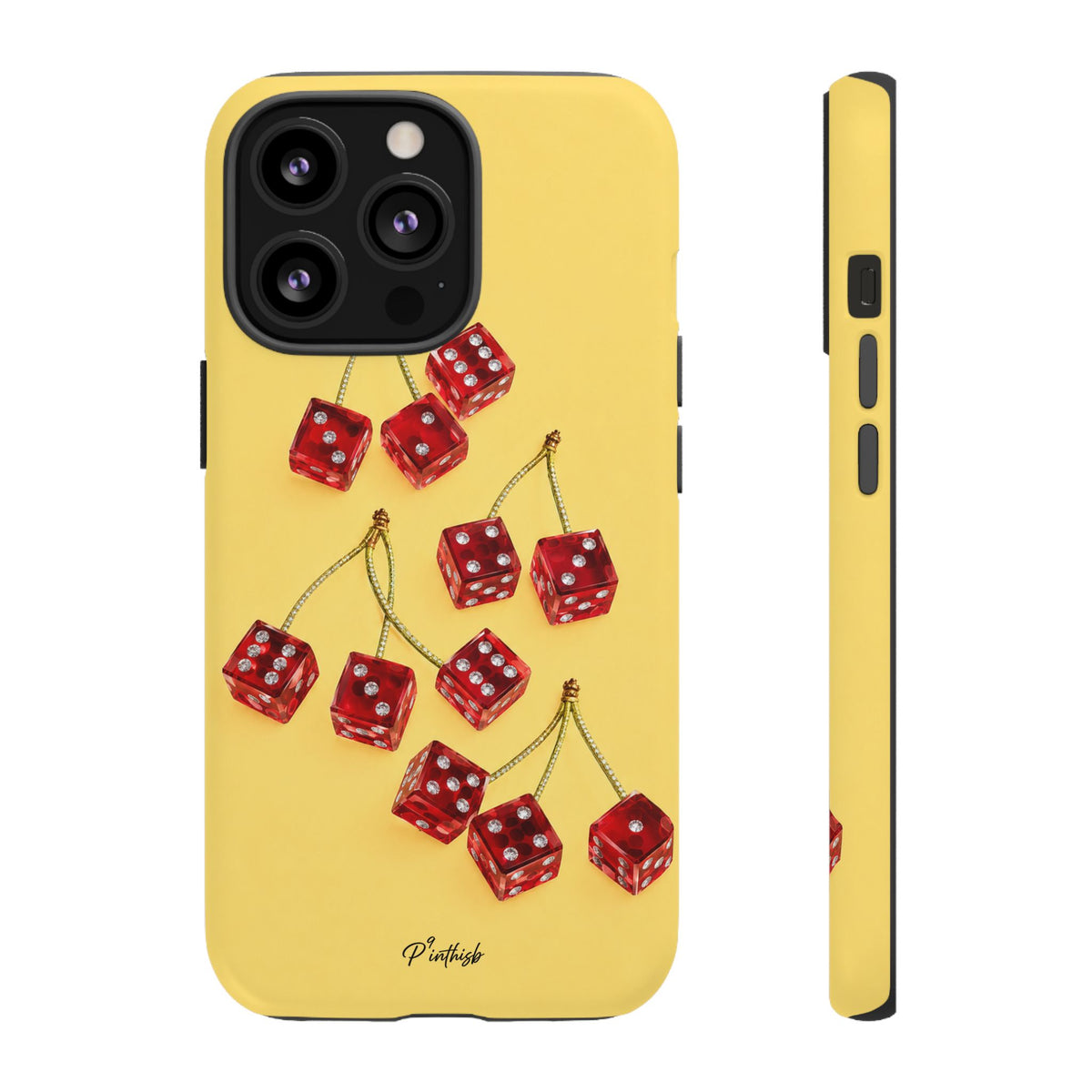 Cherry Dice Tough Phone Case