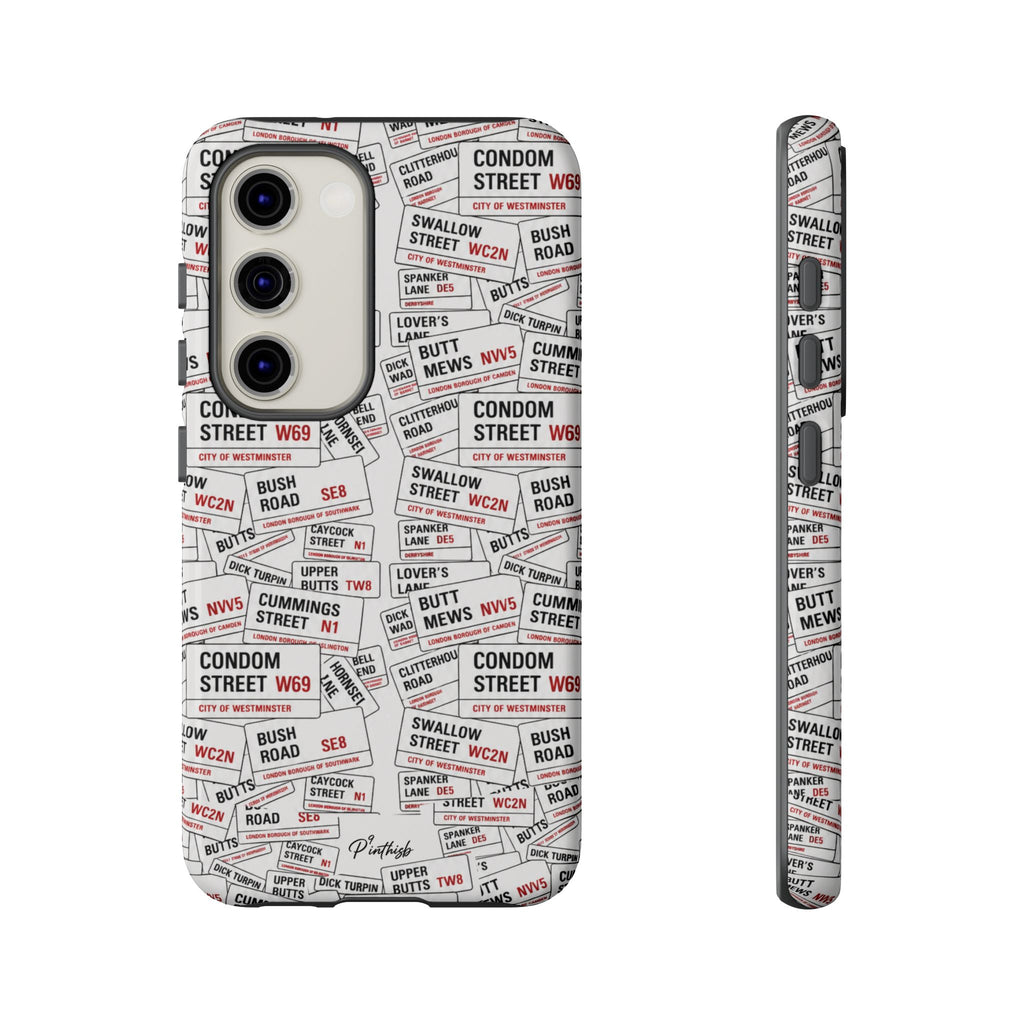 Cheeky London Street Signs Phone Case