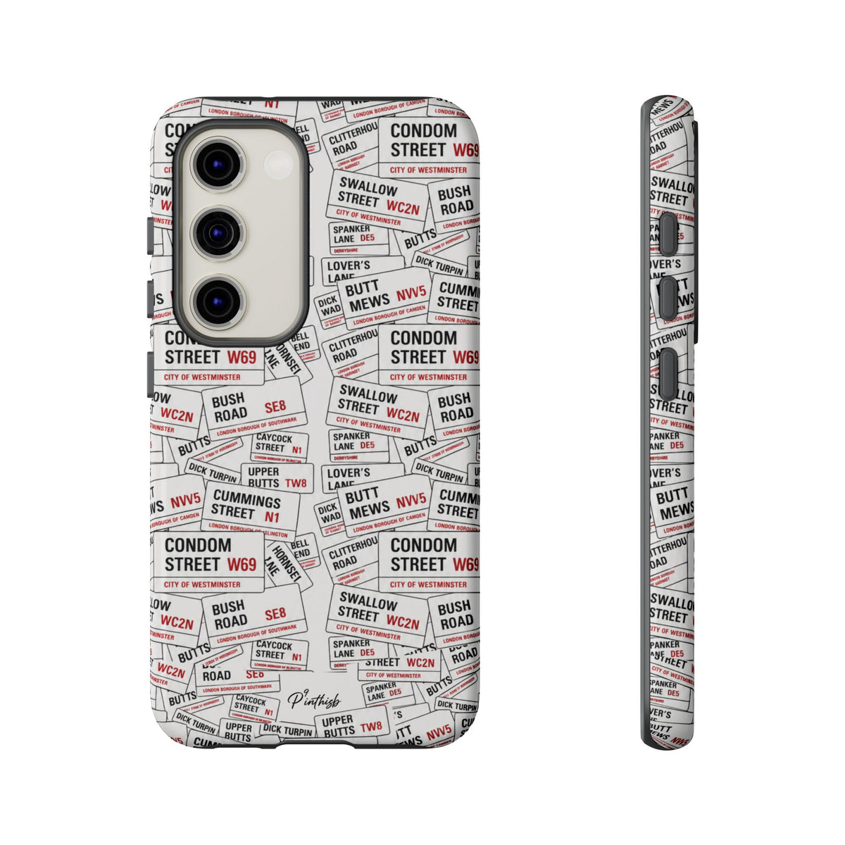 Cheeky London Street Signs Phone Case