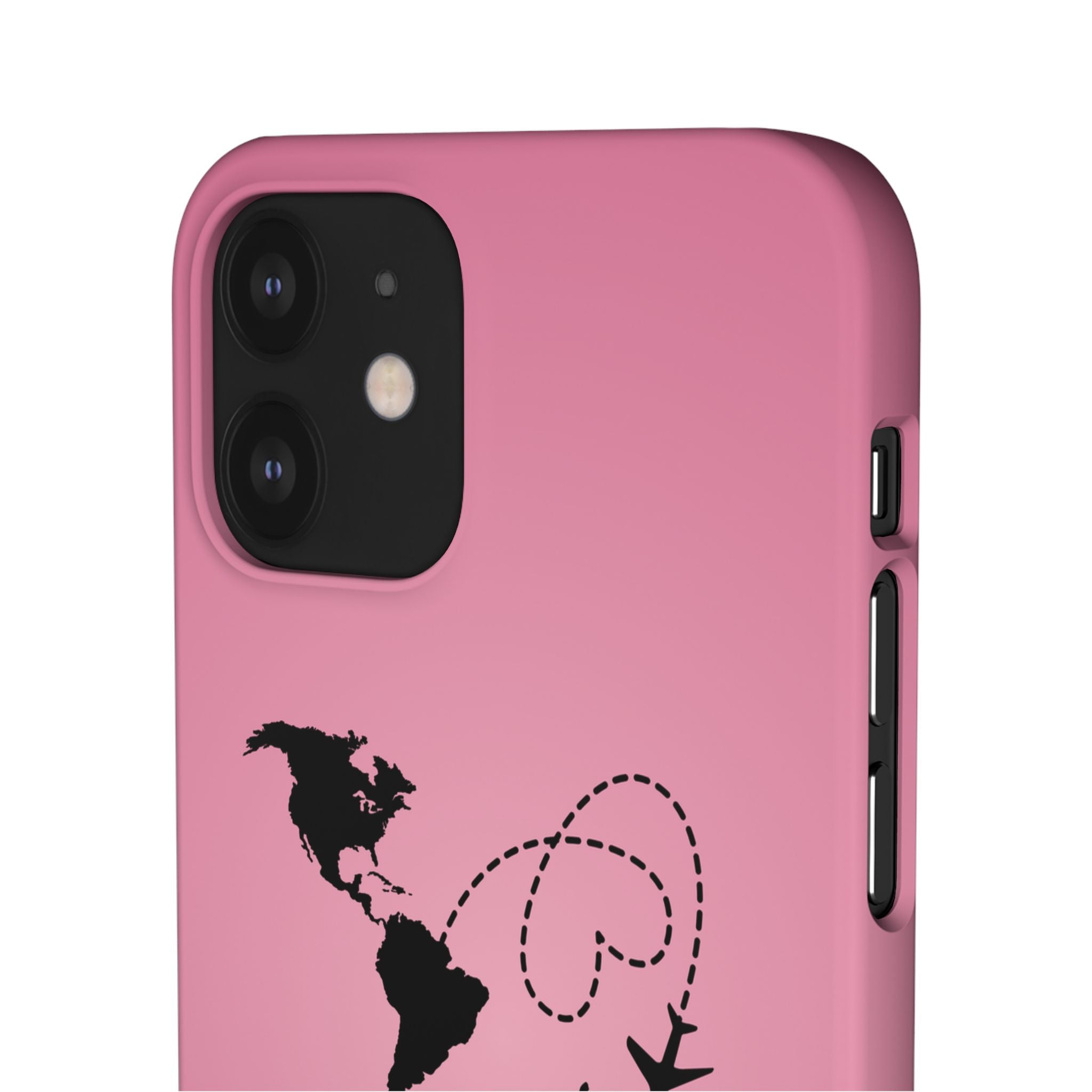 America to Albania Pink Snap Phone Case