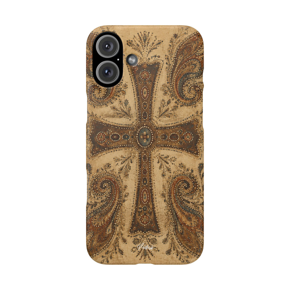 Cross Paisley Snap Case