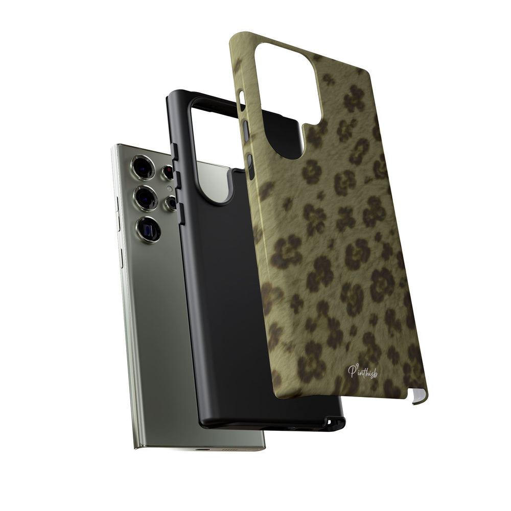 Olive Leopard Print Tough Case