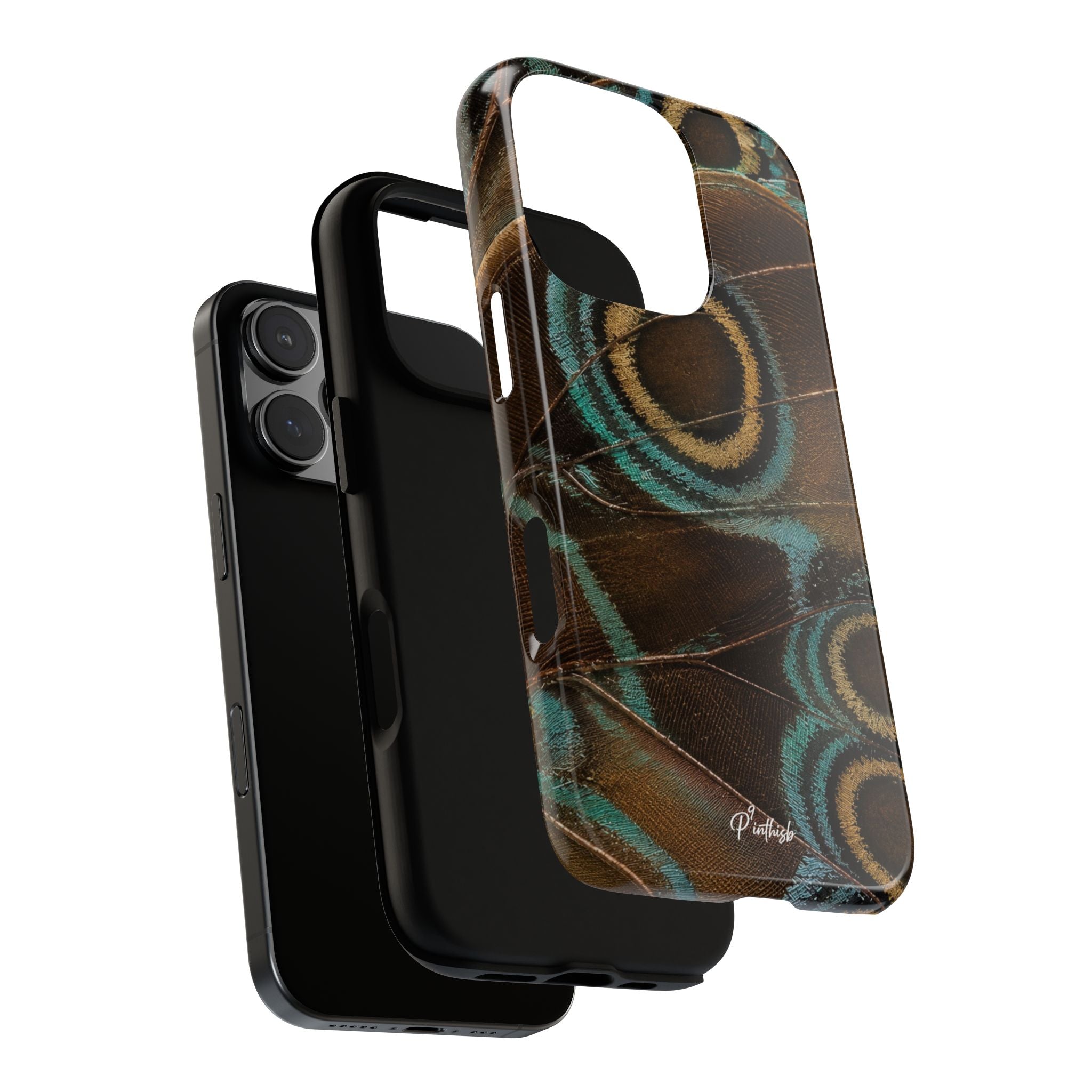 Peacock Feather Pattern Tough Case