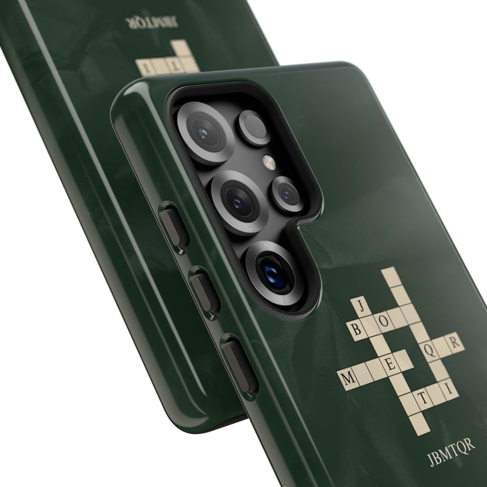 "JBMTQR crossword" Tough Phone Case