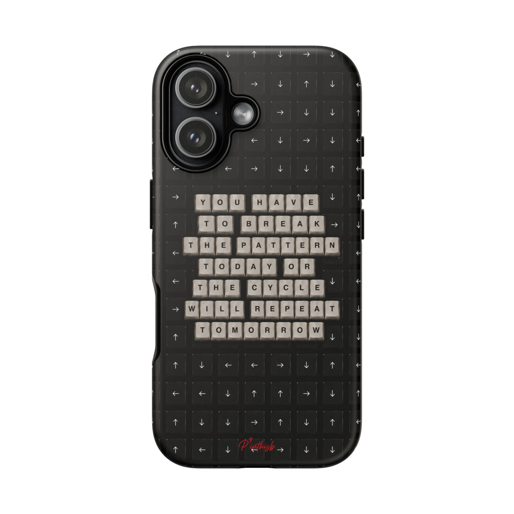 "Break the pattern" Keyboard Tough Case