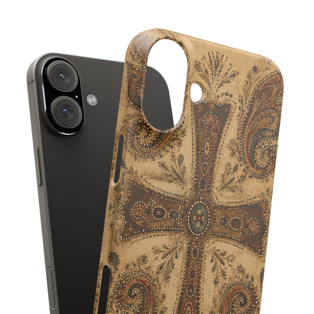 Cross Paisley Snap Case