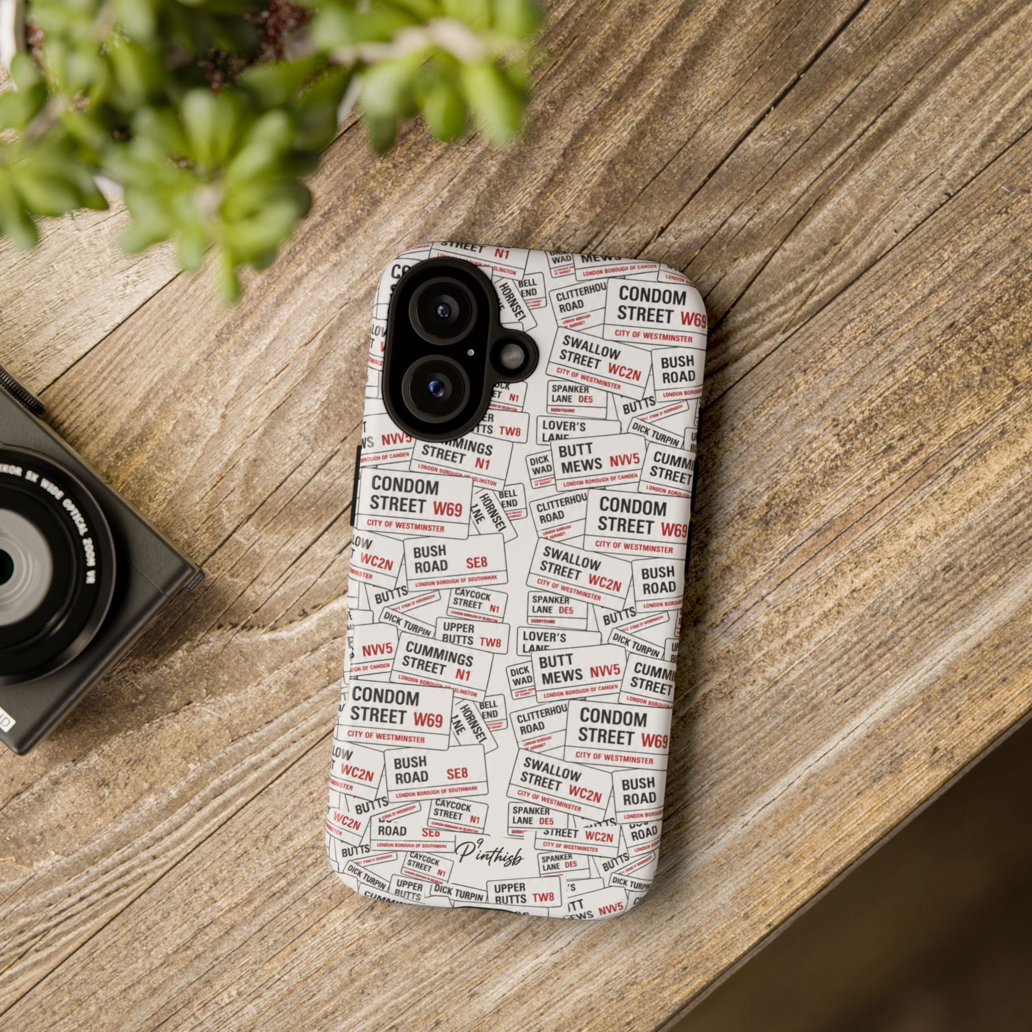 Cheeky London Street Signs Phone Case