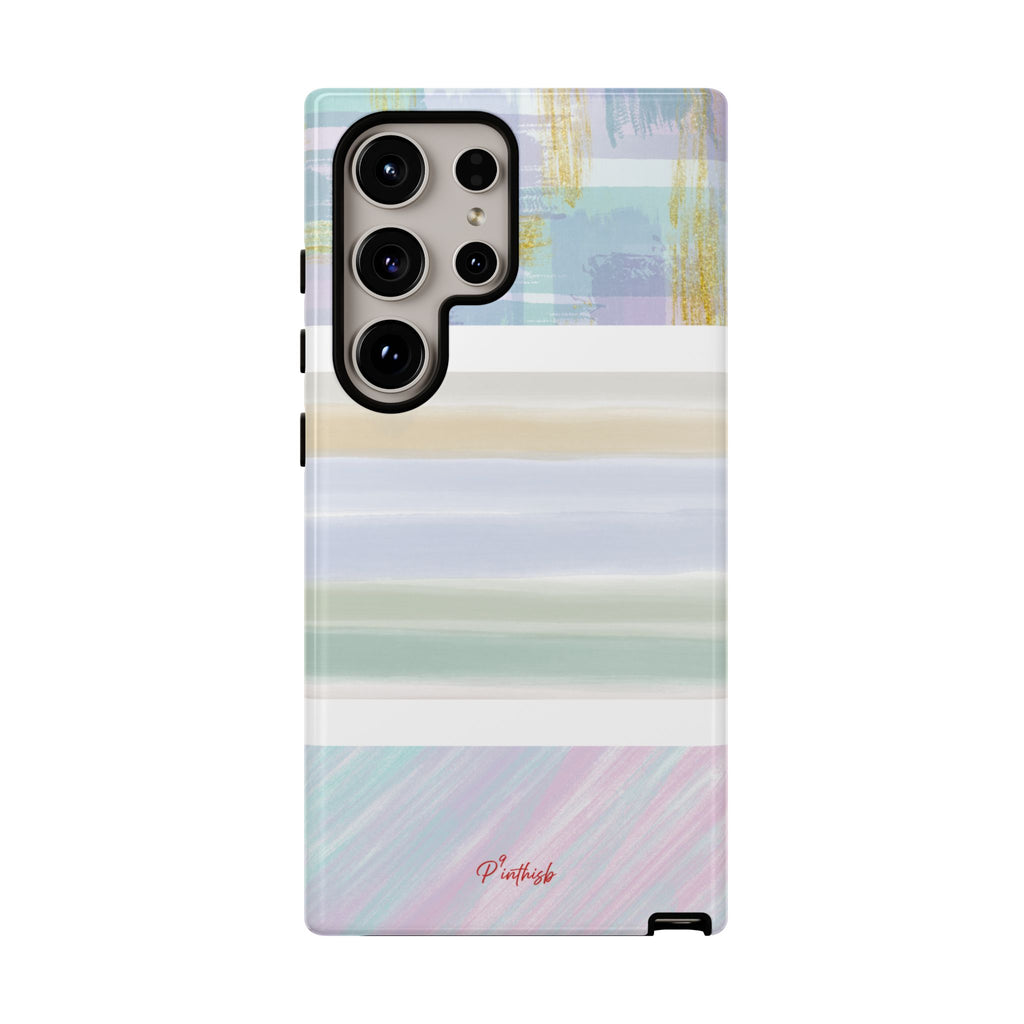 Pastel Stripe Tough Phone Case
