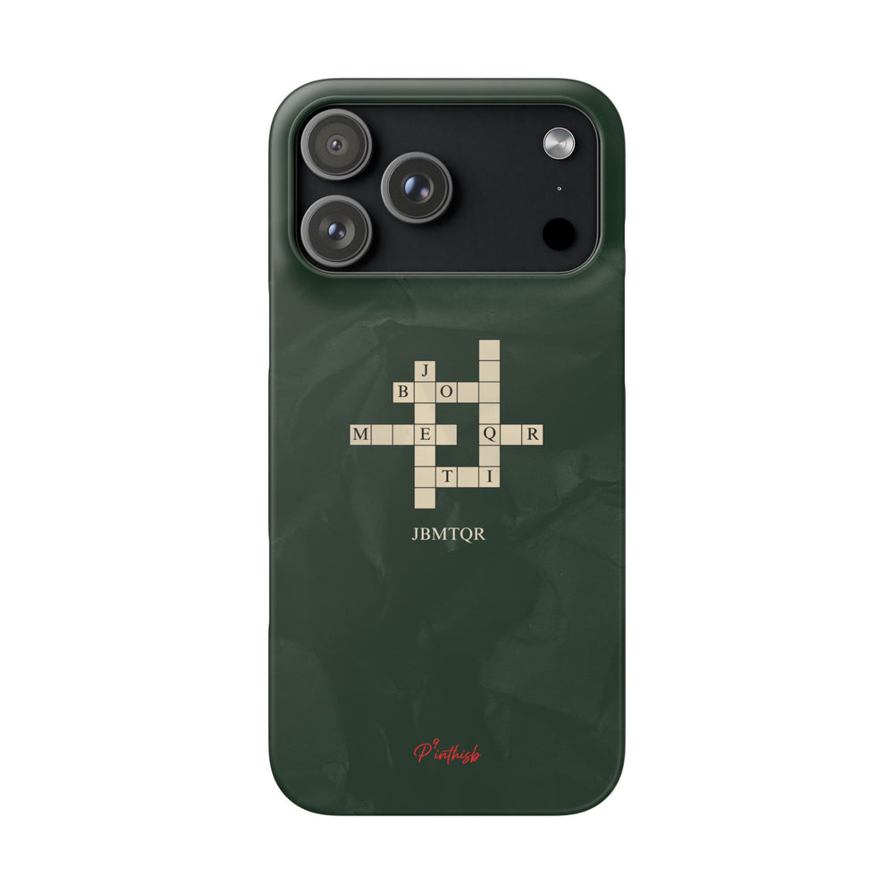 "JBMTQR crossword" Snap Phone Case