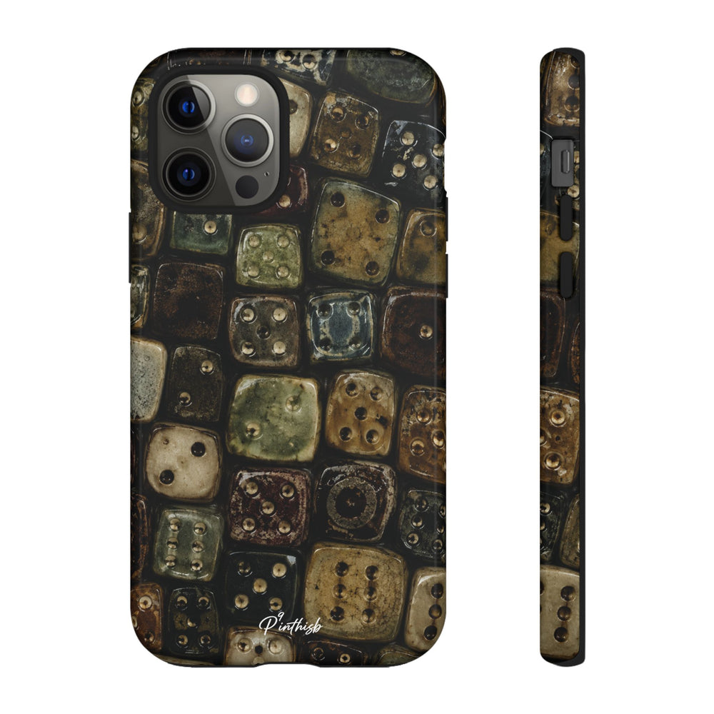 Vintage Dice Tile Phone Case
